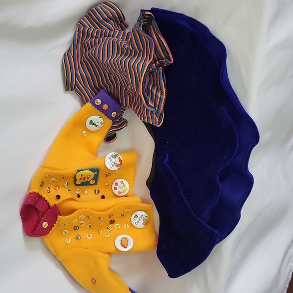 American Girl Grin Pin Jacket Striped Tee Hanukkah Skirt 1996 Pleasant Company - Picture 1 of 8